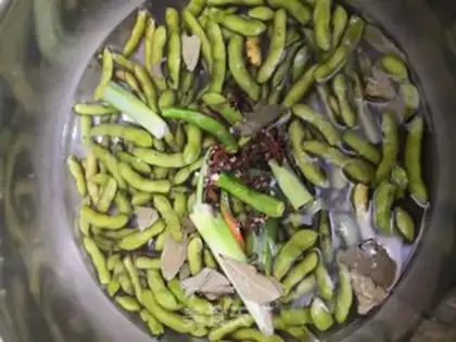 Make Salt-water beans step 4