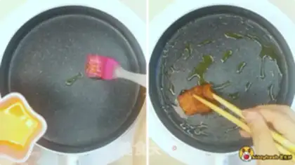 Make Burn the salmon step 5