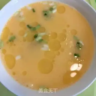 Make Onion ham steaming eggs step 3