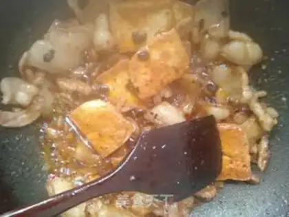 Make Bear palm tofu back to the pot step 8
