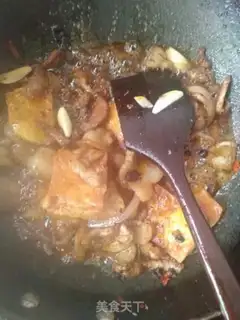 Make Bear palm tofu back to the pot step 10