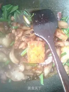 Make Bear palm tofu back to the pot step 11
