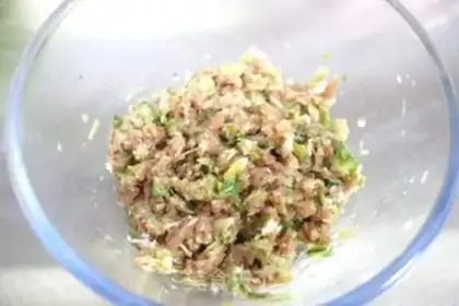 Make Pork cucumber dumpling step 5