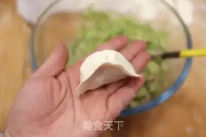 Make Pork cucumber dumpling step 9
