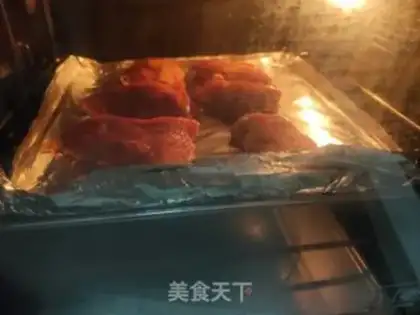 Make Honey sauce and roast meat step 4