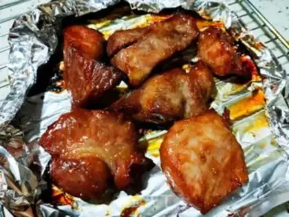 Make Honey sauce and roast meat step 6