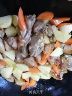Make Carrot potatoes for chicken legs step 6