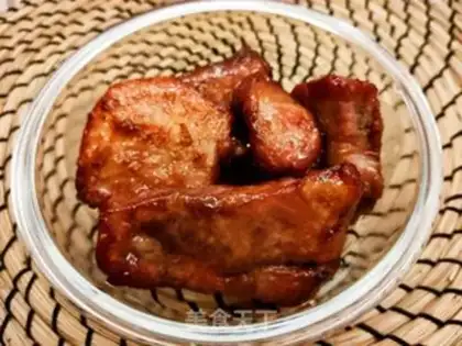 Make Honey sauce and roast meat step 9
