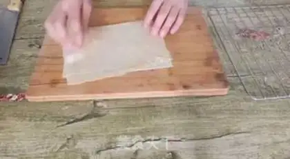 Make Baked bean skin step 3