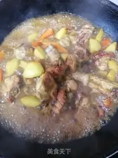 Make Carrot potatoes for chicken legs step 8
