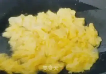 Make Egg ham and rice step 2