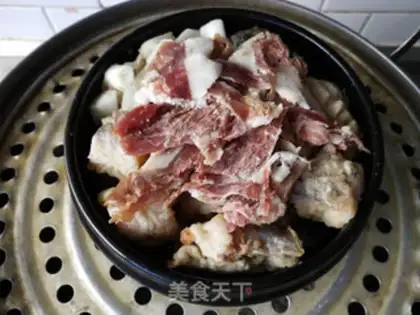 Make Ham steamed fish step 6