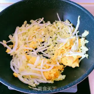 Make Crab rice powder step 6