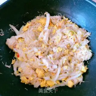 Make Crab rice powder step 9