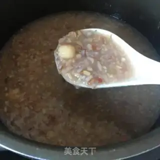 Make Lotus congee step 4