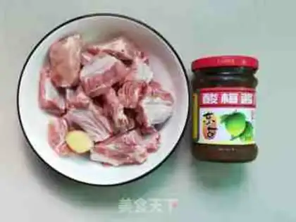 Make Sour sauce evaporation ribs step 0
