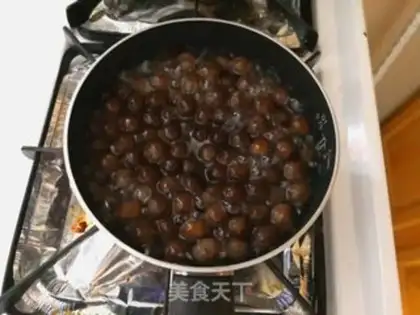 Make Pearl milk and tea freeze step 5
