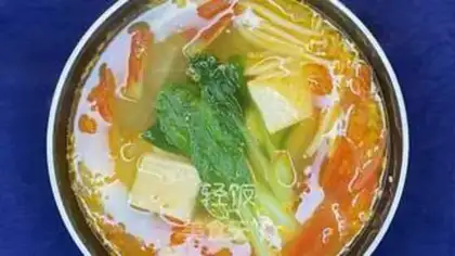 Make Vegetable tofu soup step 5