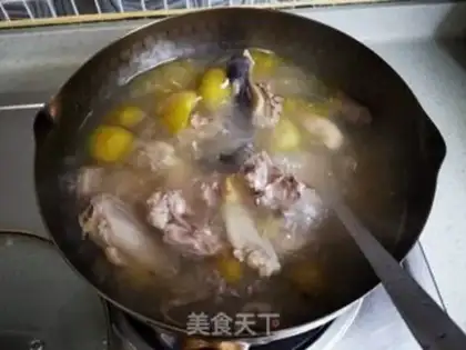 Make Frozen chicken soup step 5