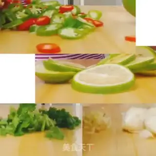 Make Sour lemon duck palm step 1