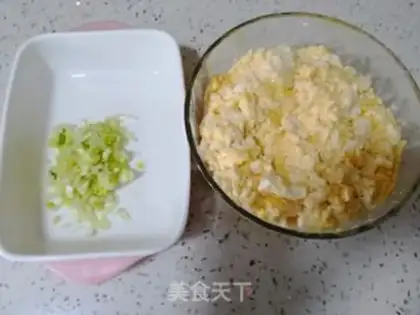 Make Tofu fried eggs step 3