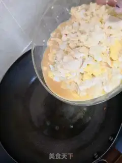 Make Tofu fried eggs step 4