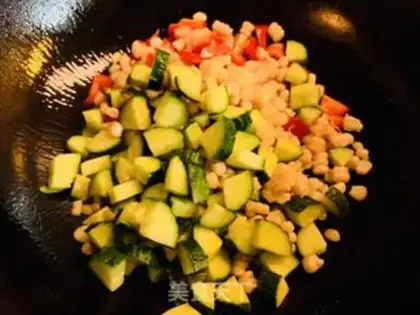 Make Pyramid and fruit and fruit step 3