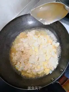 Make Tofu fried eggs step 5