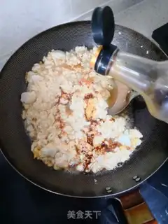 Make Tofu fried eggs step 6