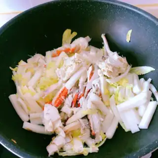 Make Curry crab fried cake step 2
