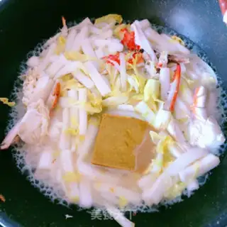 Make Curry crab fried cake step 3