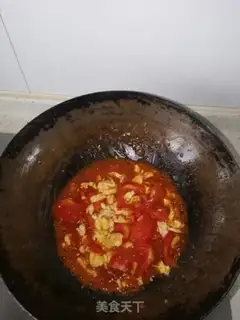 Make Tomato fried eggs step 5
