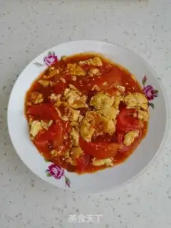 Make Tomato fried eggs step 6