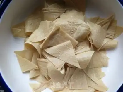 Make A mustard cucumber with tofu skin step 3