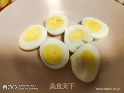 Make Bean-fruit egg noodles step 10