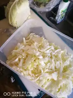 Make A simple Korean cabbage step 2