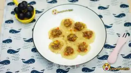 Make Potato beef tower step 8