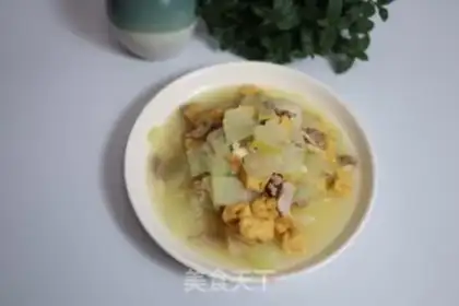 Make Meatloaf tofu melon step 0