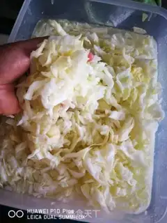 Make A simple Korean cabbage step 9