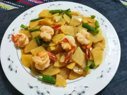 Make Potato shrimp balls step 14