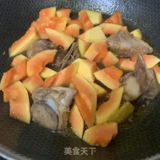 Make Bones and papaya fans step 5