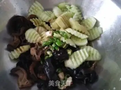 Make The cucumber platters step 3