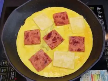 Make Lunch tofu eggcake step 2