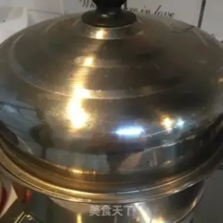Make Garlic fan steamed shrimp step 4