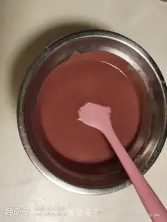 Make Red-sweet rice twat cake step 2