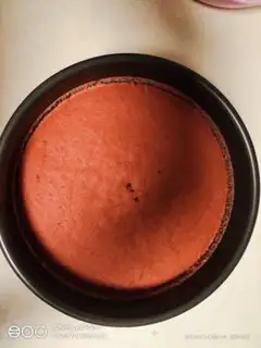 Make Red-sweet rice twat cake step 8