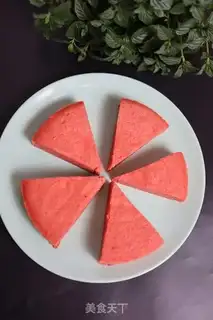 Make Red-sweet rice twat cake step 10