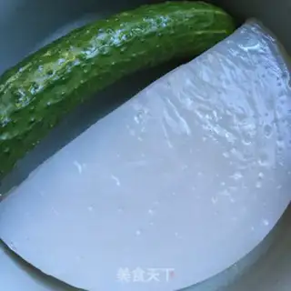 Make cucumber with sweet potatoes step 0