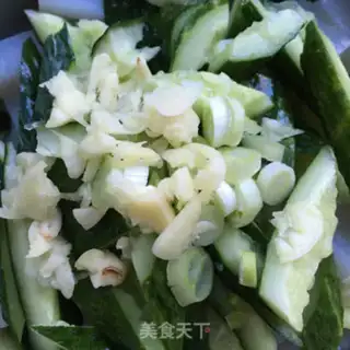 Make cucumber with sweet potatoes step 3