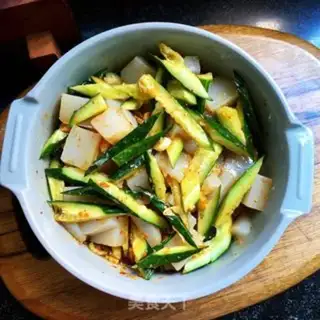 Make cucumber with sweet potatoes step 5